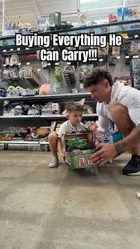 He was struggling…😅 #shorts #fatherson #dad #shopping
