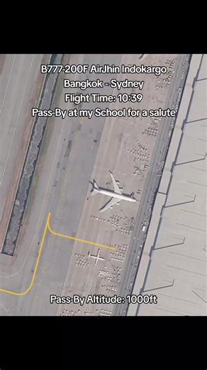 B777-200F Indokargo Bangkok to Sydney