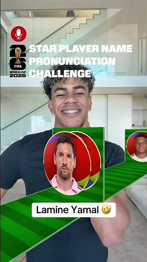 Lamine Yamal Pronunciation Challenge 😂 | TikTok Trend Goes Viral!