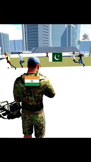 🥵😤🥵 INDIA VS PAKISTAN 😱🤣😱 #indianbikedriving3d#gta#shorts
