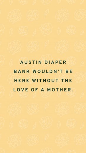 This Mother’s Day, honor the love that started it all. 💕🧷 Austin Diaper Bank wouldn’t exist without the power, strength, and compassion of moms. This week, help us pay it forward to mamas in our community by giving the gift of dignity. 💪 ✨ Just $35 provides two weeks of diapers for a single baby. That’s two weeks of relief for a parent choosing between diapers and rent. ⠀ Let’s make sure no mom has to face that choice alone. ⠀ 📲 Donate today at www.austindiapers.org or click the link in our 