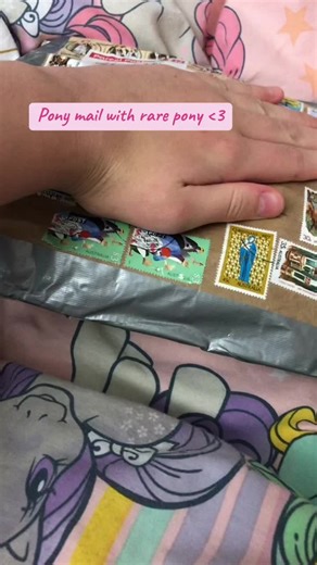 The packaging was so cool def saving it #fyp #mlp #ponymail #mylittlepony #mlpfim #mlpcupcake #mlprare #mlpg4 #g4 #unboxing