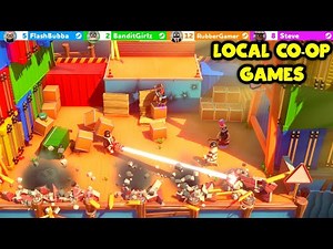 Top 10 4 players Local COOP MULTIPLAYER Games for Low Spec PC | Party Games