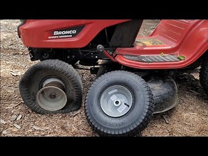 How to Replace Front Wheel on a Troy Bilt Bronco/Pony Step-by-Step