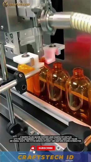Shampoo Filling Machine – Automatic Liquid Packaging Process #industrialmachine
