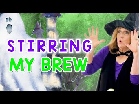 Halloween Song🎃Halloween Movement Break🎃Stirring My Brew Children's Halloween Song🎃Sing Play Create