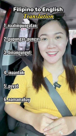 Ano sa English ang “PUPUNGAS-PUNGAS”? 🥱 #anosaenglish #englishtranslation #tagalogtoenglish #filipino #english #pupungaspungas #tulog #vocabulary #learnenglish #speakenglish #learnenglishwithteacheraubrey #aubreybermudez #teacheraubrey #reels #fbreels #reelsviral | Learn English with Teacher Aubrey