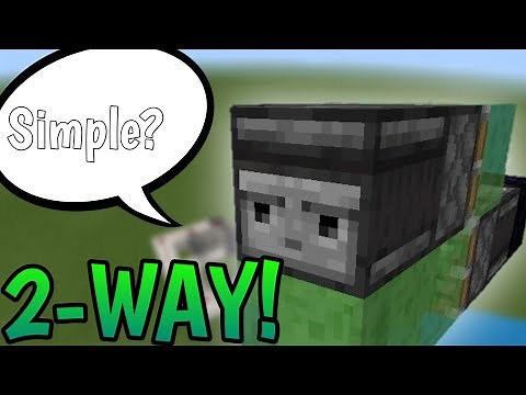 2 way flying machine minecraft bedrock