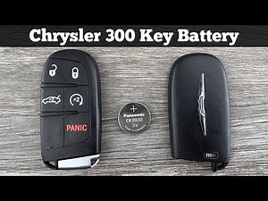 2011 - 2023 CHRYSLER 300 Remote Key Fob Battery Replacement - How To DIY Change Replace