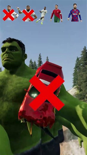Cars vs Hulk X Brainrot – Who Survives? #beamngdrive #shorts