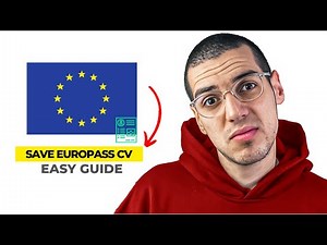 How to Save & Download the New Format of Europass CV as PDF (2025 Update) - Quick & Easy!