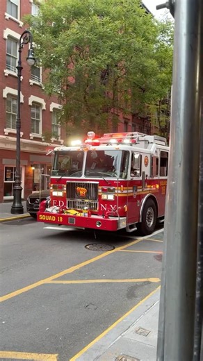 FDNY Squad 18 #viral #fyp #firefighter #newyork #nyc #edit #firetruck #fdny #brotherhood