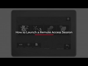 How to Launch a Remote Access Session