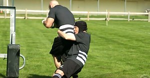 Stephen Colbert Learns Rugby From All Blacks Team, Instantly Regrets It
