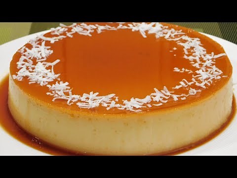 FLAN DE COCO DELICIOSO CREMOSO Y FACIL DE HACER