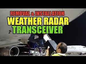 Removal and Installation Weather Radar Transceiver