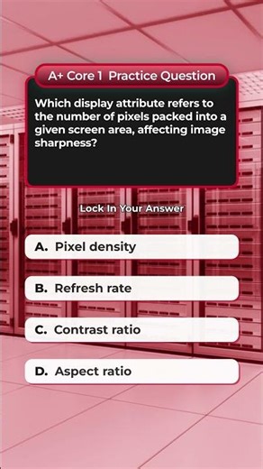 CompTIA A+ Core 1 Practice Question: Think You Can Get This Right? 🤔
