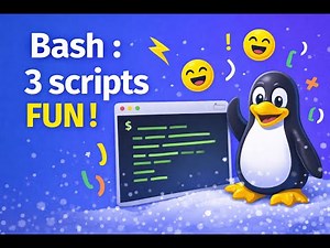 3 Scripts amusants en bash pour débutants