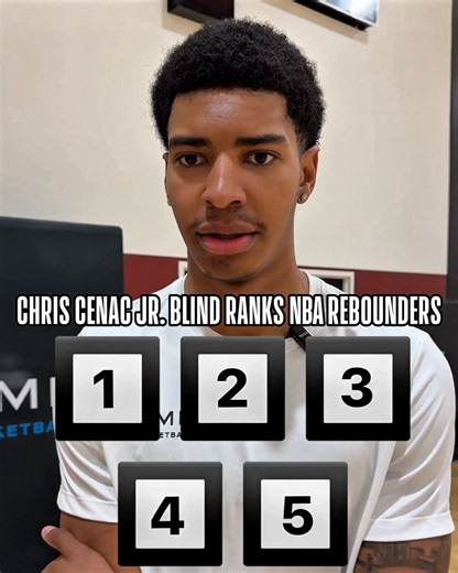 Game recognize game 🤝 @chriscenac1 blind ranks some of the best rebounders in NBA history!