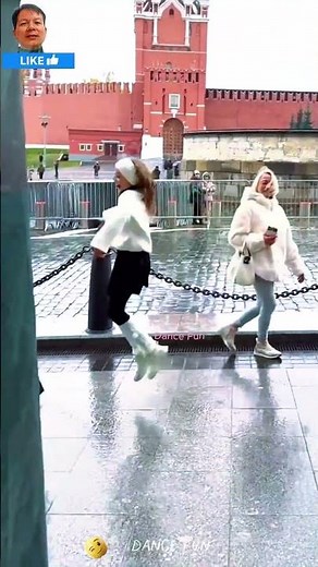 Dancing joyfully in the streets, leaving everyone in disbelief. #happydance #streetdance#fypシ゚viral