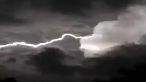 Lightning strikes Venezuela's Lake Maracaibo