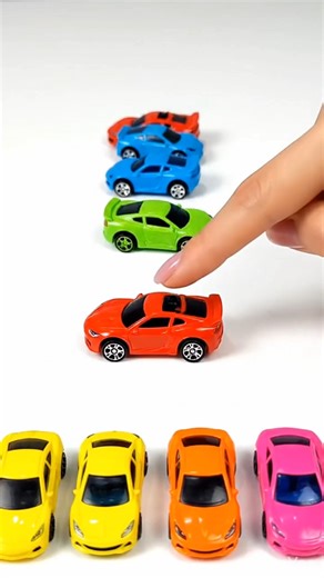 ASMR Mini Toy Cars Rolling One by One | Colorful & Satisfying #shorts #asmr #toycar #toys