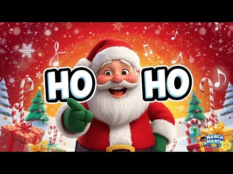 HO HO HO Santa Song 🎅 | Fun Song for Kids | Santa Claus Nursery Rhyme