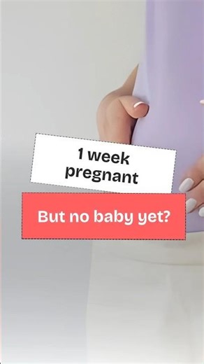 1 Week Pregnant: What To Expect + TTC Tips #1weekpregnant #pregnancy #ttc #pregnancysymptoms
