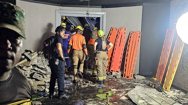 Night club roof collapses in Dominican Republic