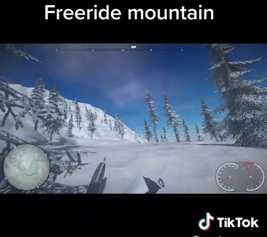 hope the creator doesn't give up on this game 🙏 it's got so much potential! #gaming #sim #snowmobile #pc #sled #freeridemountain