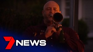 28K views · 321 reactions | Toowoomba residents were treated to a special Anzac treat this morning. A local man has played an original bugle from World War I. www.7NEWS.com.au #AnzacDay #7NEWS | 7NEWS Brisbane | Facebook