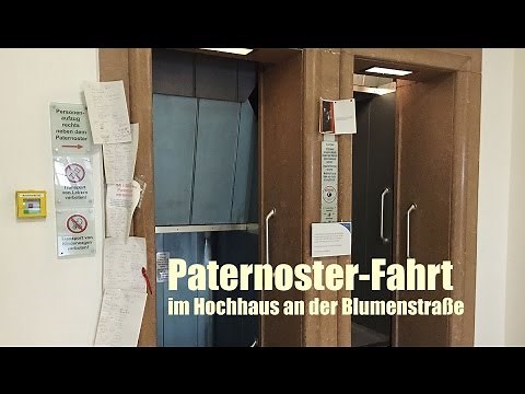 Fahrt im Paternoster @ Städtisches Hochhaus an der Blumenstraße (München)
