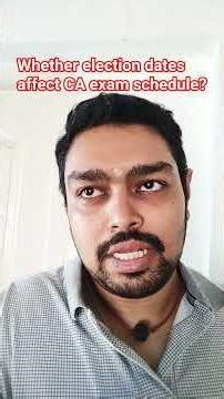 whether election dates affect CA exam schedule may 26