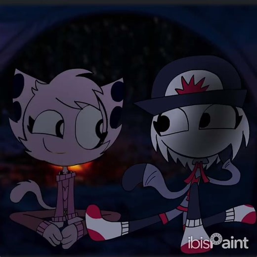 ‪@JustRandomidk780‬ at a sleepover or smth :3 #fypage #speedpaint #ibispaint #ocs