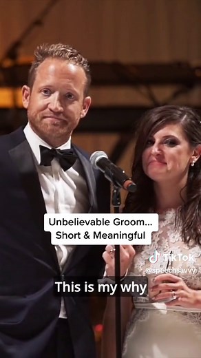 Short & Sweet Groom Speech: 'Why' Wedding Vows