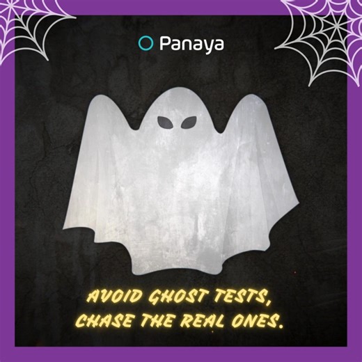 Even the best teams can get haunted by “ghost tests.” ️ This Halloween, exorcise the false positives and flaky tests that vanish, reappear, and whisper errors from beyond the log. 履益 Panaya helps you test what matters: No spooks. No surprises. Just clarity. ✨ #Panaya #AI #ChangeIntelligence #Halloween #TestAutomation | Panaya | Facebook