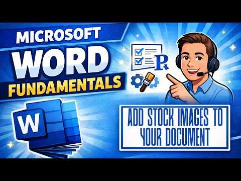 How to Insert Stock Images in Microsoft Word (Step-by-Step Beginner Tutorial)