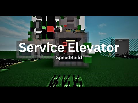 Elevator speedbuild - Build Logic#buildlogic #roblox