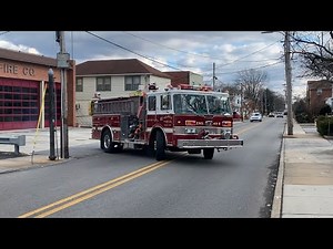 Holmes Fire Company Engine 43-2 Responding “Screaming Detroit Diesel” (Code 1)
