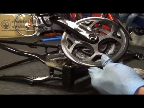 How to remove a Shimano square taper bottom bracket