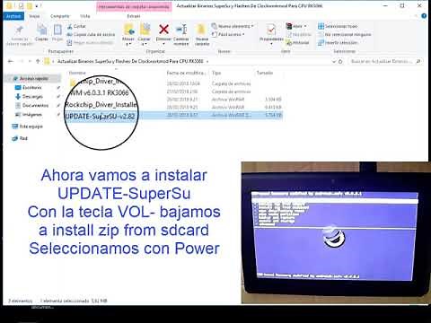 Instalar CWM Recovery RK3066 Actualización SuperSu v2.82 + Pro key