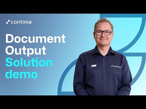 Document Output - Solution demo intro (2023)
