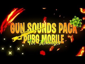 Pubg gun sound pack|sound effects for pubg montage|Sound|Umerbadshah25