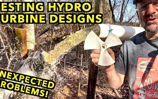 [FarmCraft101] 在我的水力发电系统上测试涡轮机。