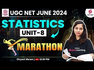 UGC NET 2024 | UGC NET Management Marathon Unit8 | Statistics Complete Revision | NTA NET|Diyani Mam