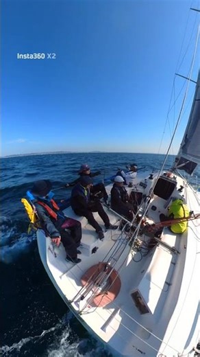 のんびり練習⑦｜ジブ上げて帰港〜 #sailing #セーリング #大人の本気の遊び