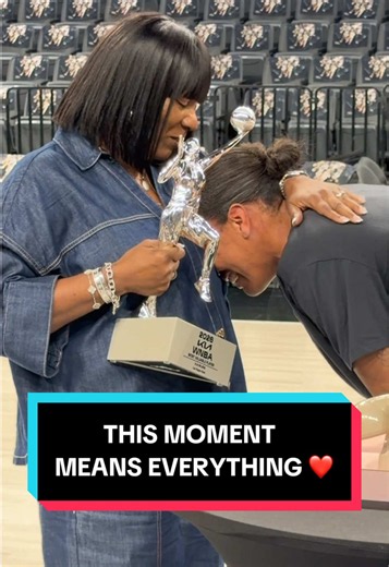 The 5th one just hits DIFFERENT 🥹 The moment A’ja Wilson learned she was officially a 5x @Kia America WNBA Most Valuable Player. #KiaMVP | #WNBASeason30 #ajawilson #mvp #lasvegasaces