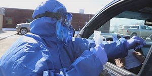 Watford City drive-by COVID-19 testing