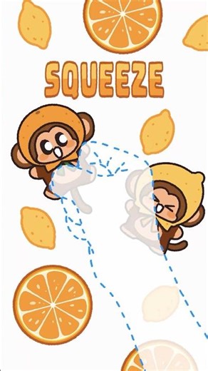 Can you beat the squeeze challenge? 🙊😂 #animation #funny #shorts #challenge