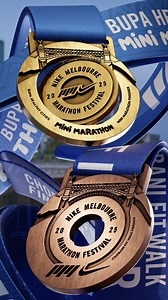 The 2025 Nike Melbourne Marathon Festival Medal Reveal 🏅 We cannot wait to award you with your hard-earned medals at this year's #melbmara Still want in? There’s limited space left in the Dairy Farmers 5KM Run, the Chobani Fit Walk, and the Bupa Healthy Cities Mini Marathon 🏃 | Melbourne Marathon Festival